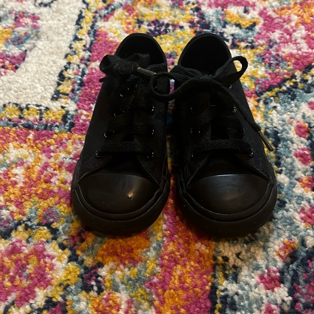 All black converse for child